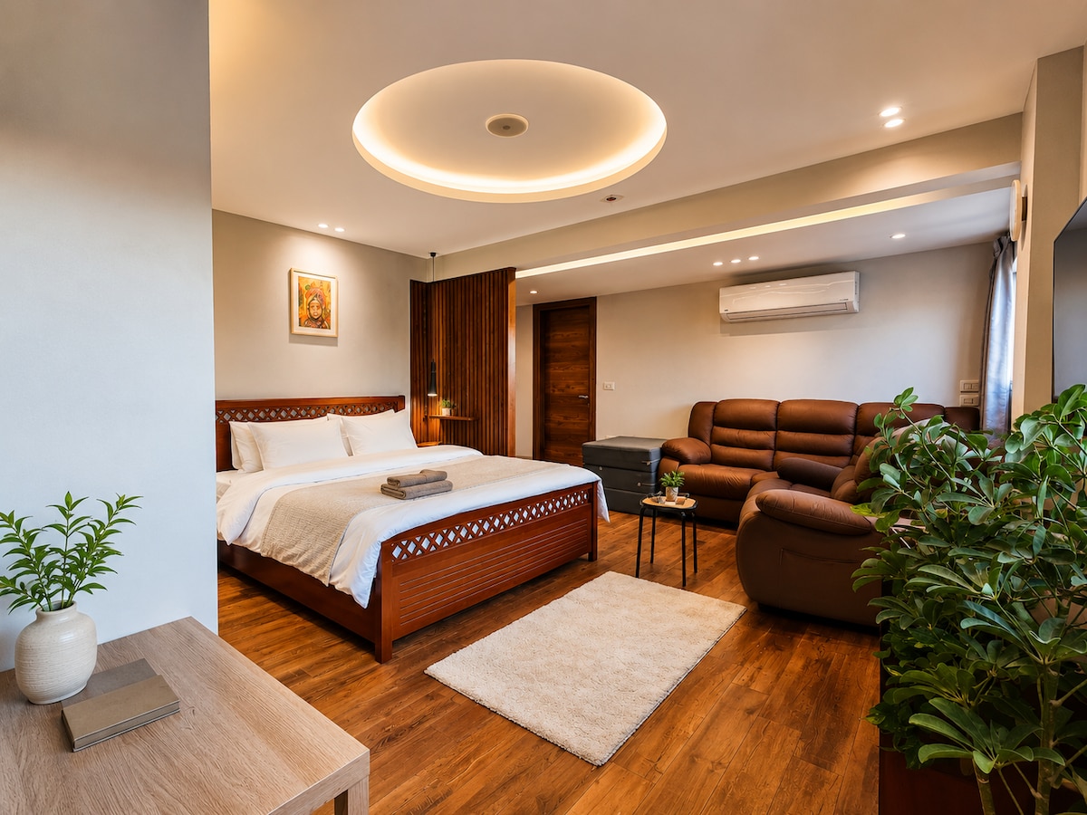 Private Studio with Jacuzzi & Rooftop